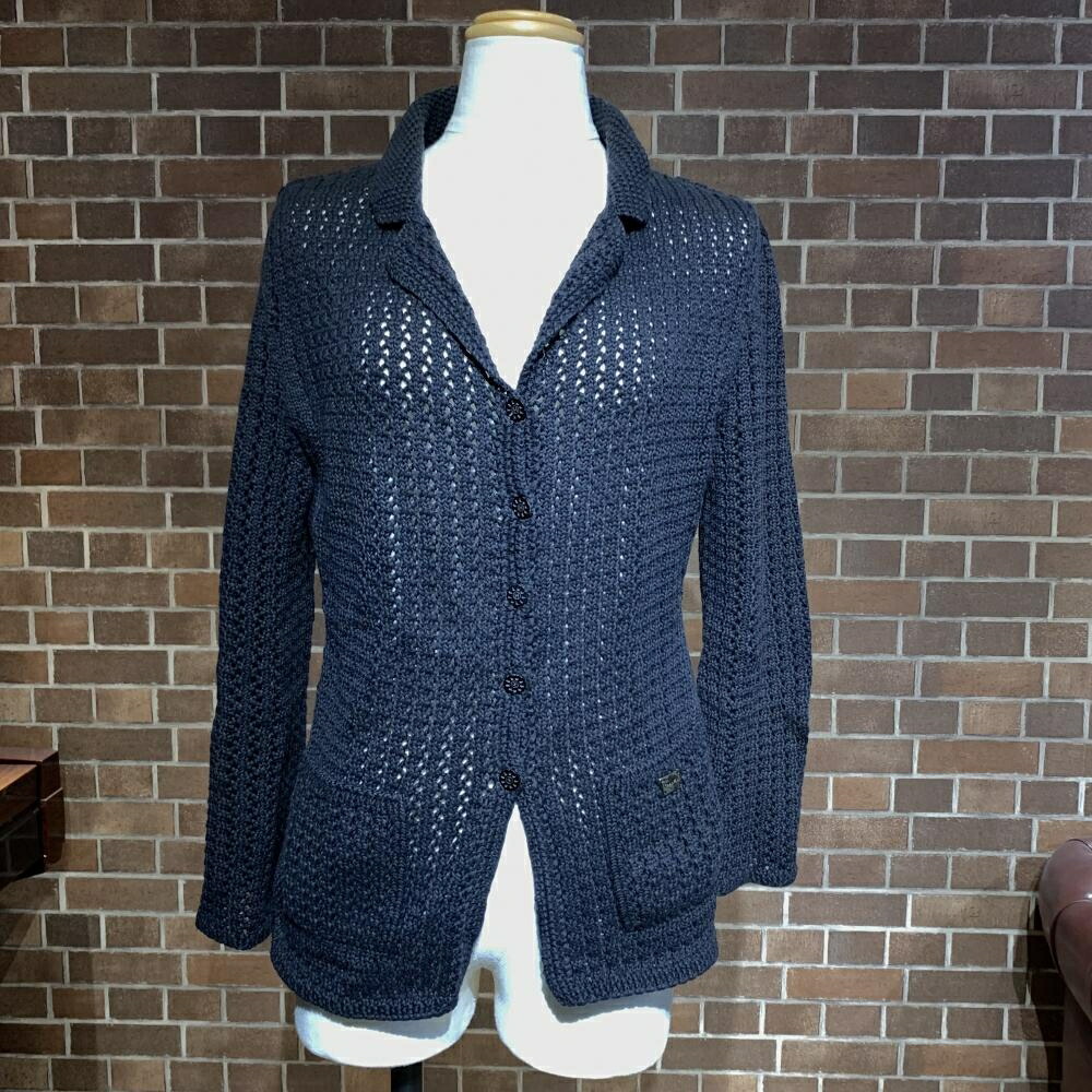 新品タグ付き✨シャネル　ナロータイ　ココマーク　花柄　ジャガード　肉厚硬め　濃紺 シャネル(CHANEL)シャネル ココマーク その他ジャケット 衣料品