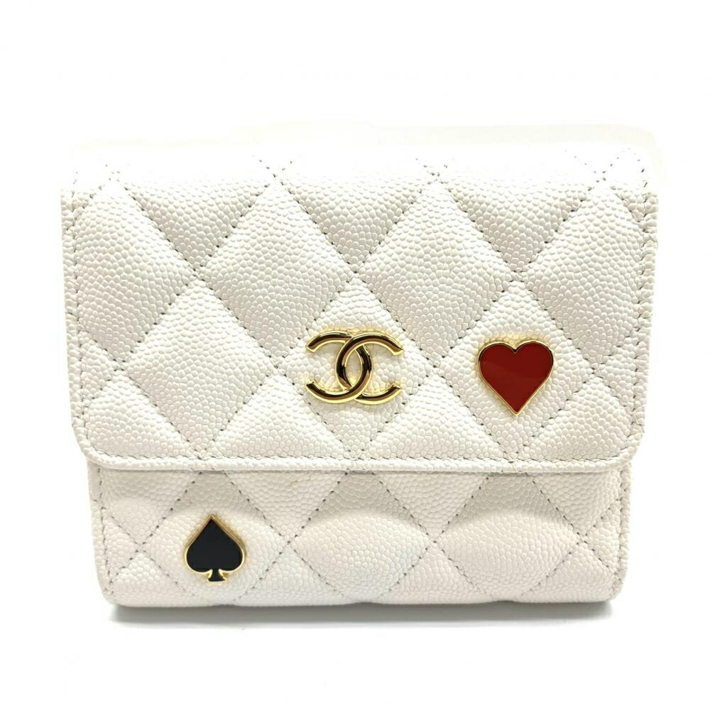 入手困難◆送料込み【CHANEL】クラシック フラップ財布 ホワイト ap3117-b10583-10601_1.jpg