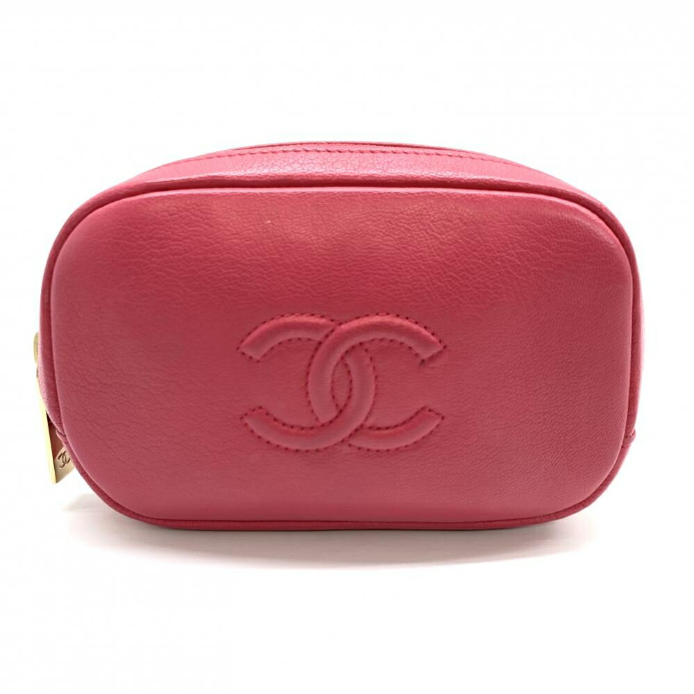 CHANEL ココマーク　美品 ケース 　ミニポーチ　キャビアスキンピンク 楽天市場】CHANEL シャネル ココマーク キャビアスキン マルチポーチ