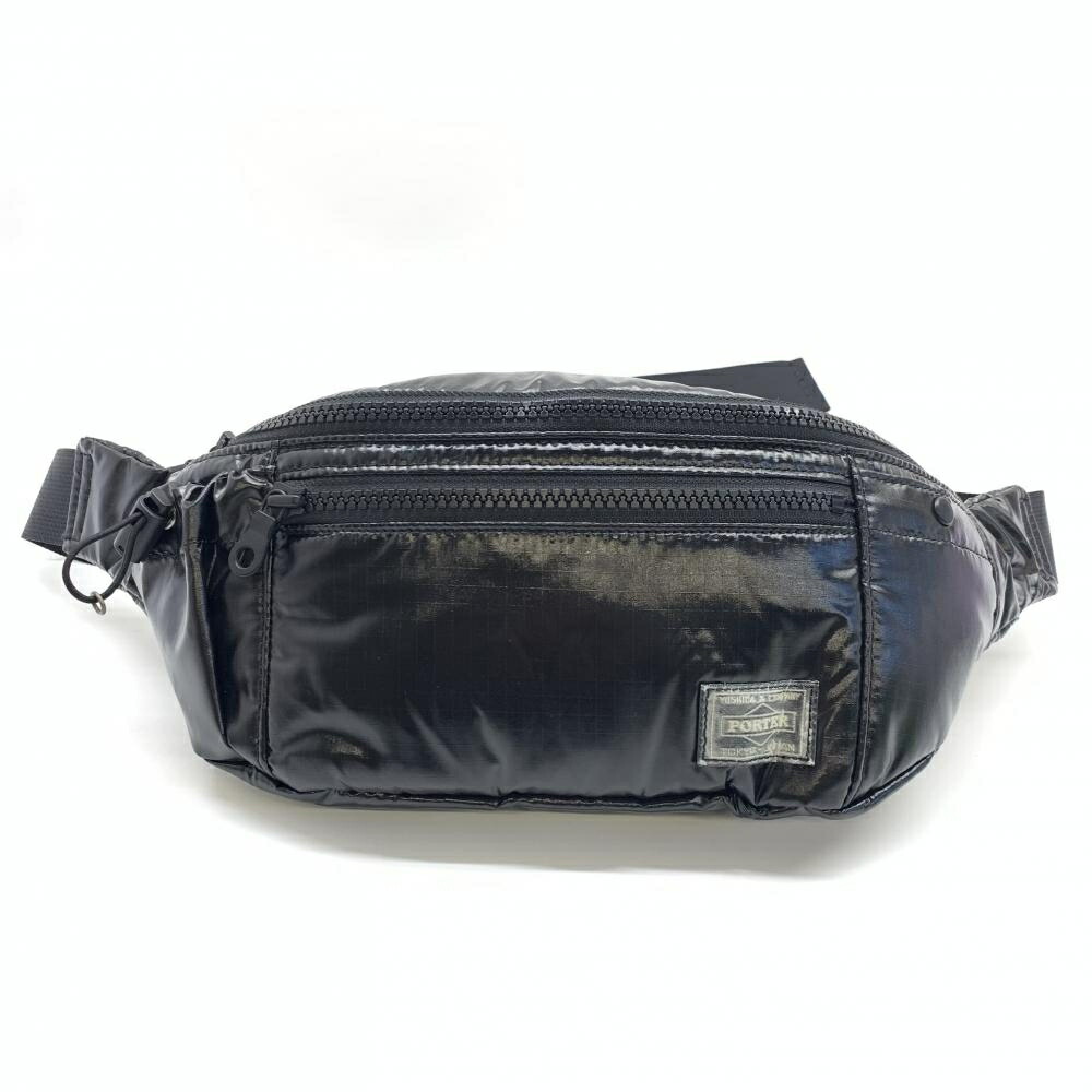 【PORTER ポーター】SUNRAIN サンレイン ウエストバッグ ブラック SUNRAIN(サンレイン) WAIST BAG | 吉田カバンホームページ