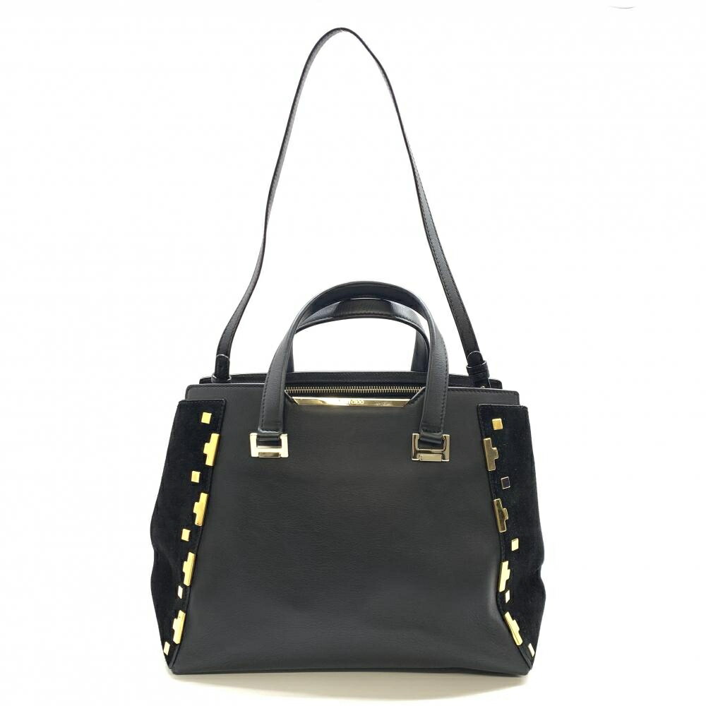 ジミーチュウ ショルダーバッグ レイラ レザー ブラック チェーン フラップ ジミーチュウ レイラ フラップ チェーンショルダーバッグ ミニバッグ