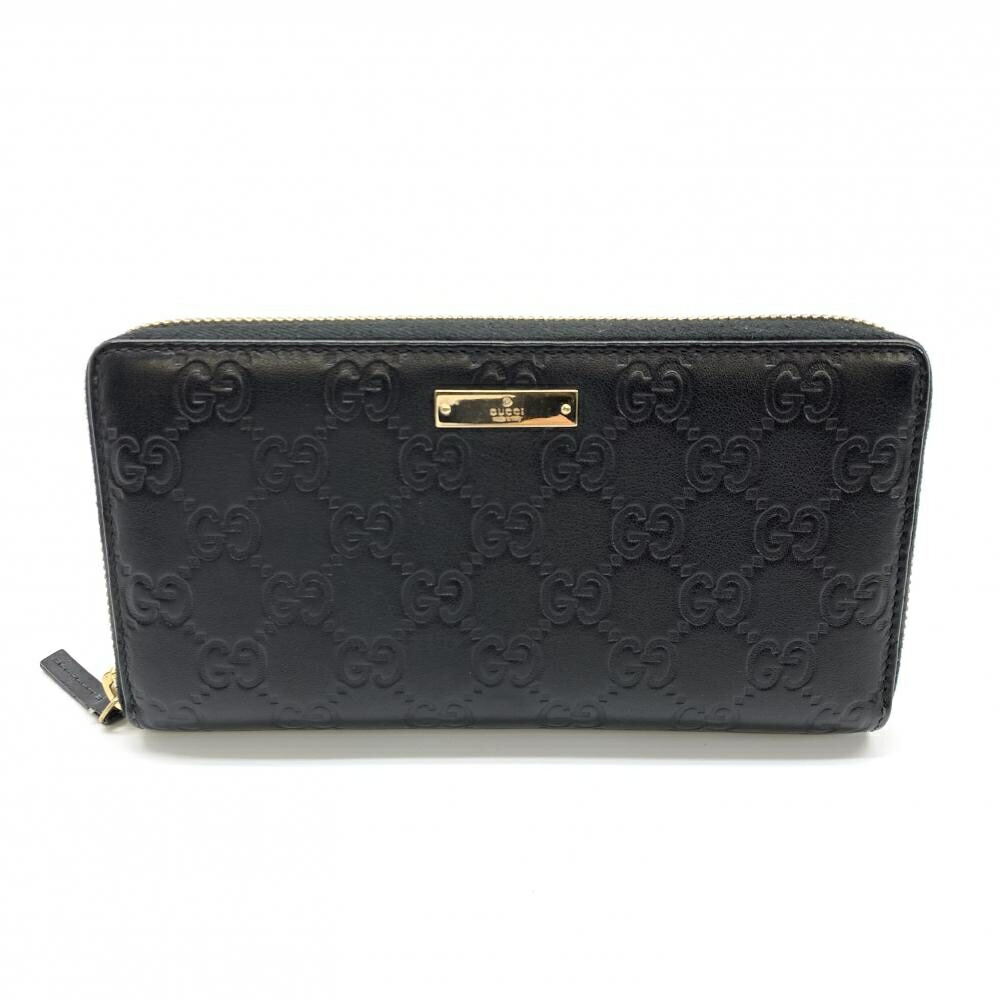 楽天市場】グッチ 財布 マイクログッチシマ 長財布 ラウンドファスナー