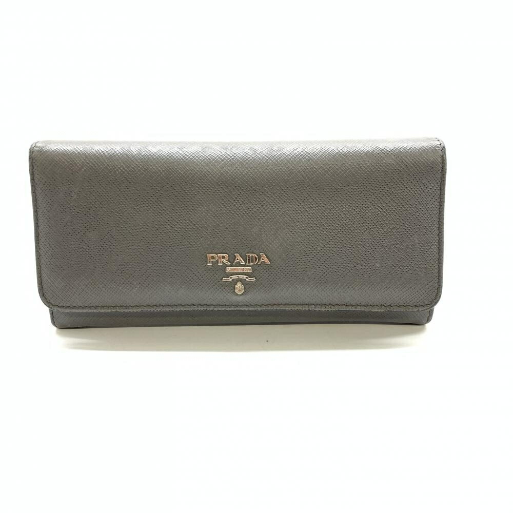 【大幅値下げ】PRADA 二つ折り財布 1MH132 グレー 楽天市場】【財布】PRADA プラダ 2つ折 1MH132 長財布 クロコ 型