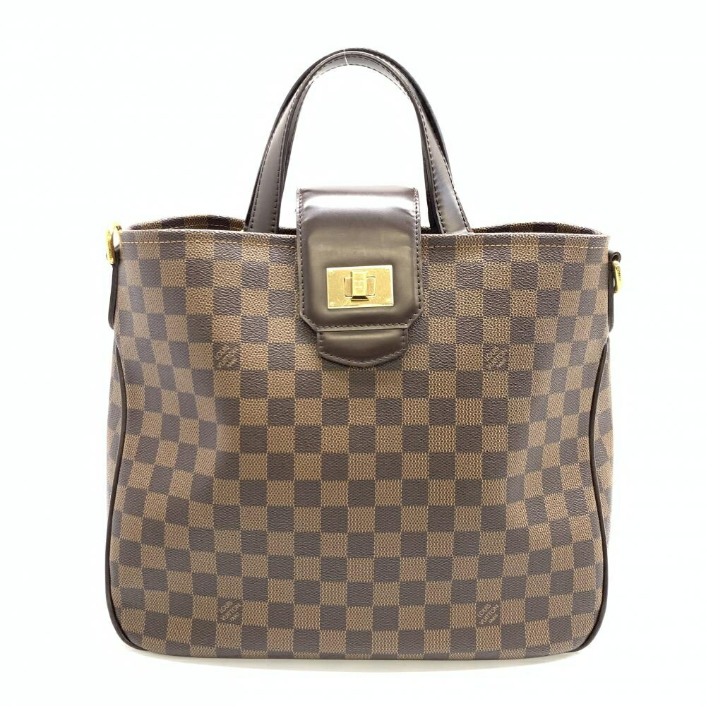 LOUIS VUITTON ルイヴィトン N41177 カバ･ローズベリー ダミエ ブラウン ハンドバッグ ストラップ欠品 レディース 管理RT42180｜かんてい局名古屋錦三丁目・緑店