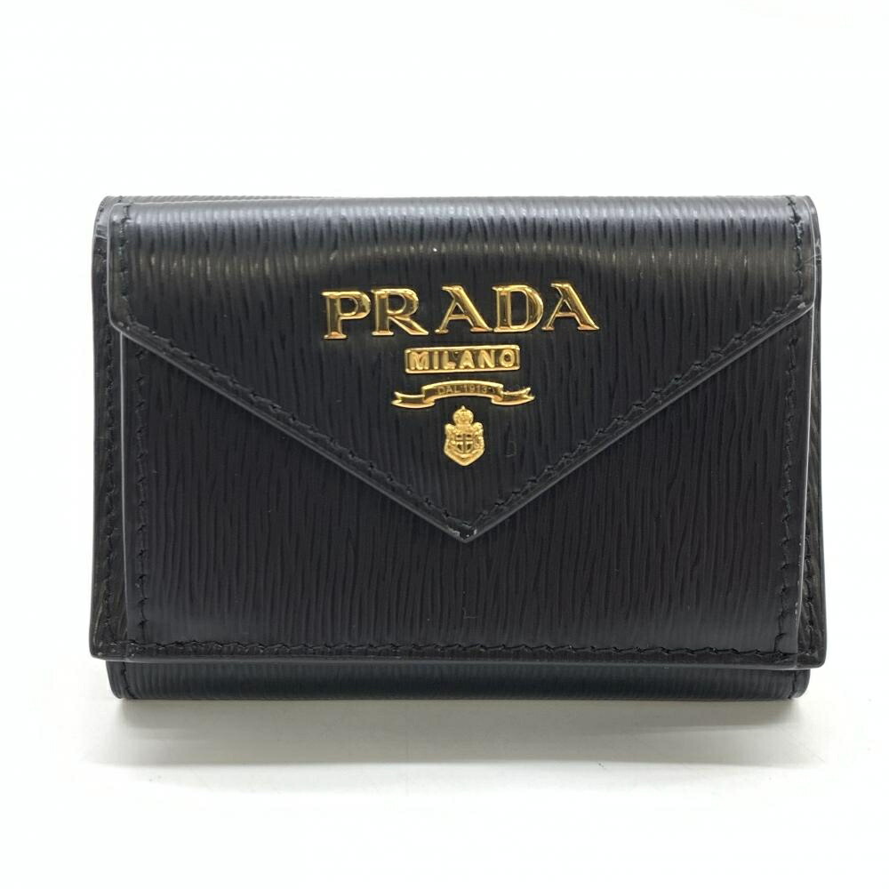 楽天市場】プラダ PRADA 財布 三つ折り ミニ財布 ヴィッテロ