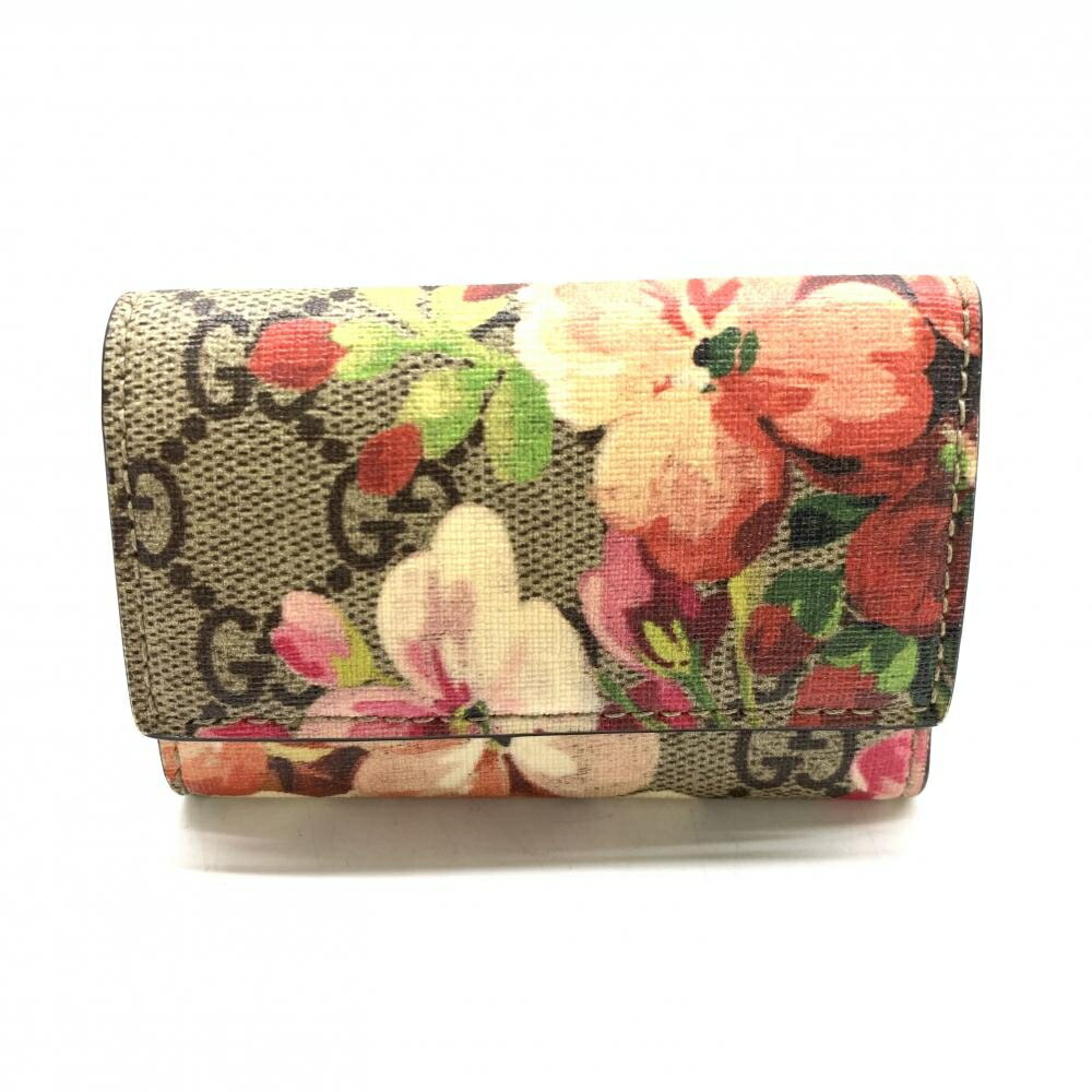 楽天市場】GUCCI グッチ 6連キーケースコーティングGGキャンバス花柄