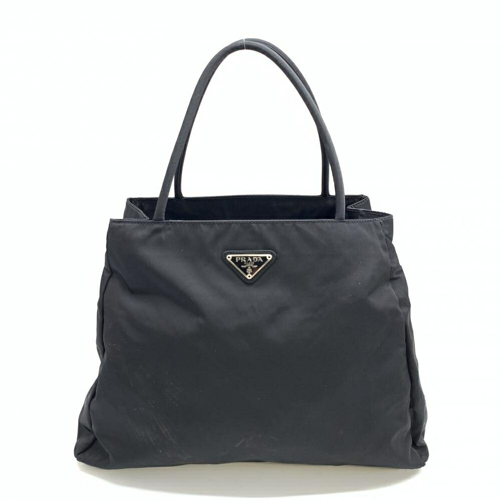 PRADA ブラック ベルベット トートバッグ Prada ベルベット ミニバッグ | ブラック | FARFETCH JP