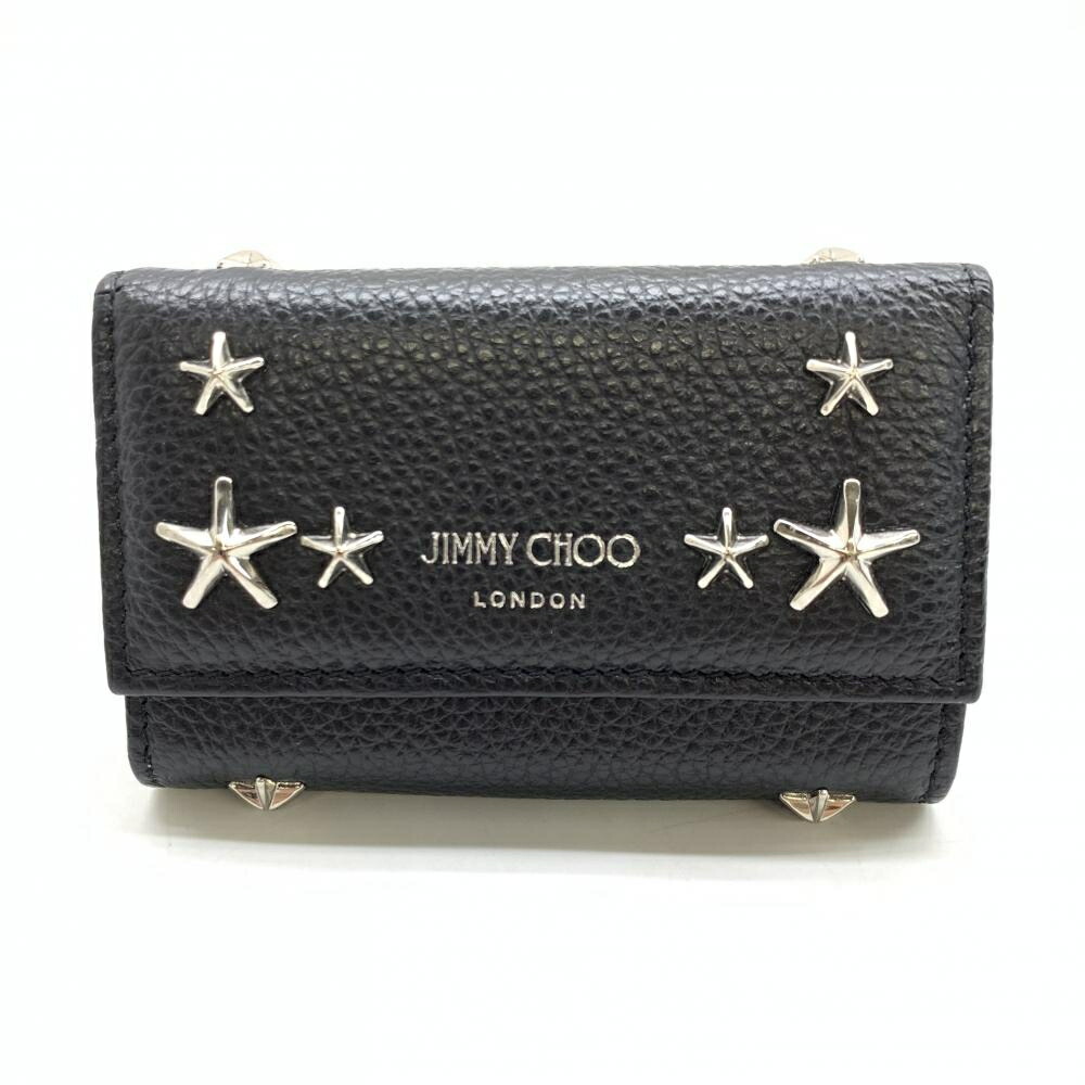 未使用 】JIMMY CHOO ジュエリーケース ロゴ型押し ポーチ 小物入れ 未