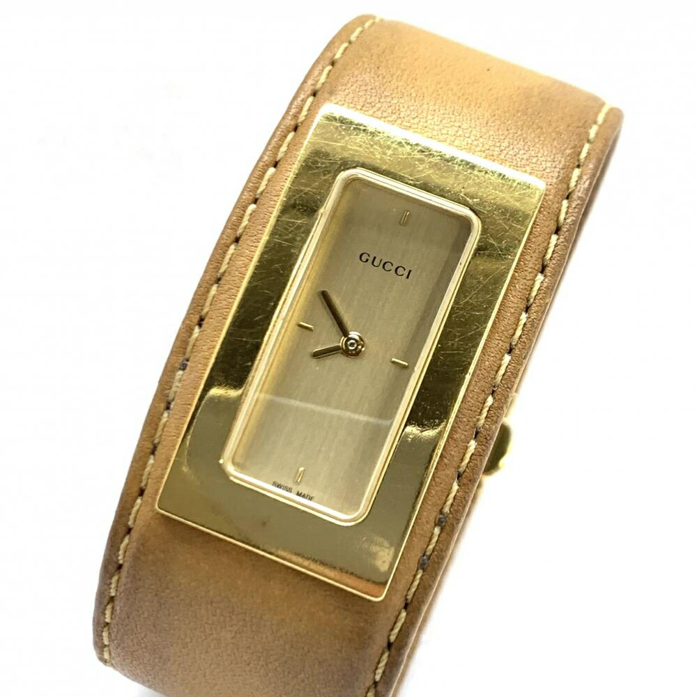 楽天市場】GUCCI グッチ 1400L バングルウォッチ ホワイトシェル