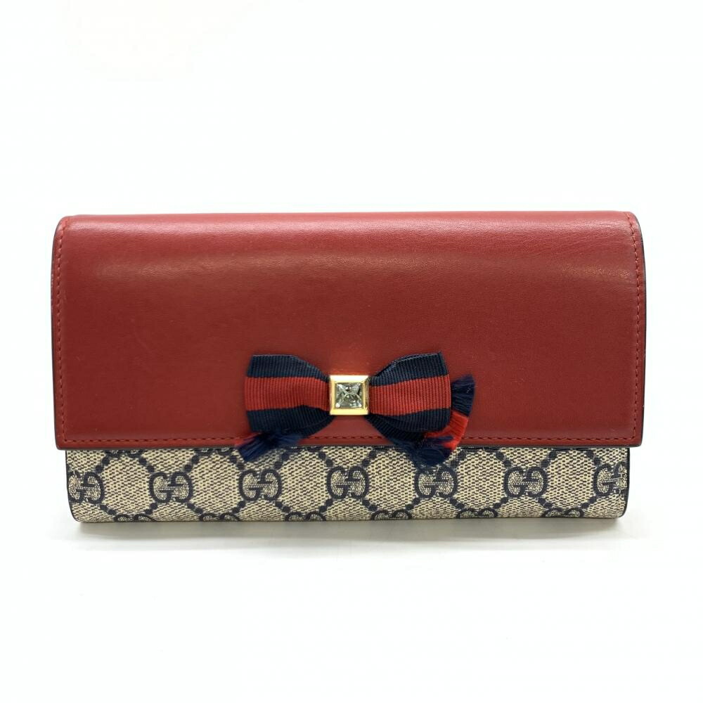 楽天市場】【財布】GUCCI グッチ GGスプリーム シェリーライン