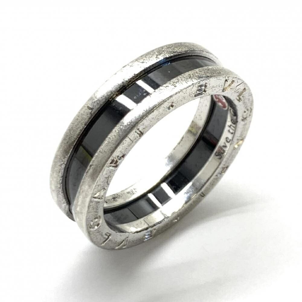 ブルガリ　セーブザチルドレン　リング　925 16号　ビーゼロワン 楽天市場】【中古】 ブルガリ セーブザチルドレン ビーゼロワン リング