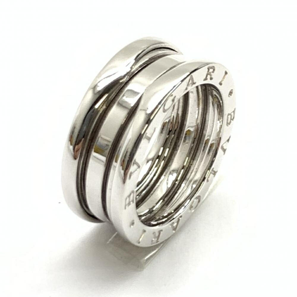 BVLGARI ブル小峡谷 B-Zero1 ビー・ゼロワン 3ダンス楽隊 輪っか 指環 付属品 宝飾品 K18 750 白いことゴールド 11号 管理することRT46044