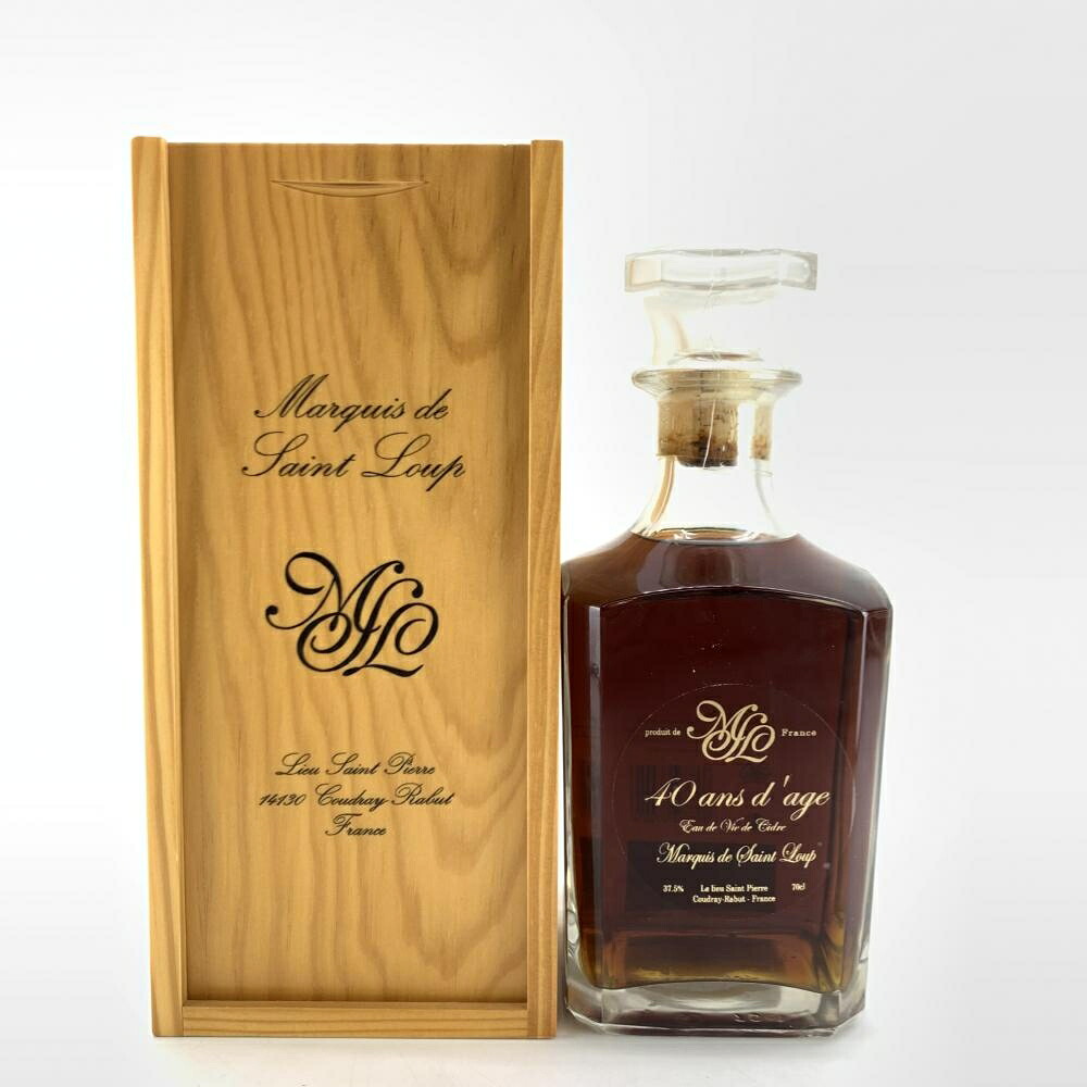Marquis de Saint Laup マルキ・ド・サンループ 40年 オードビー ド シードル 700ml 37.5% カルヴァドス 管理YI48337