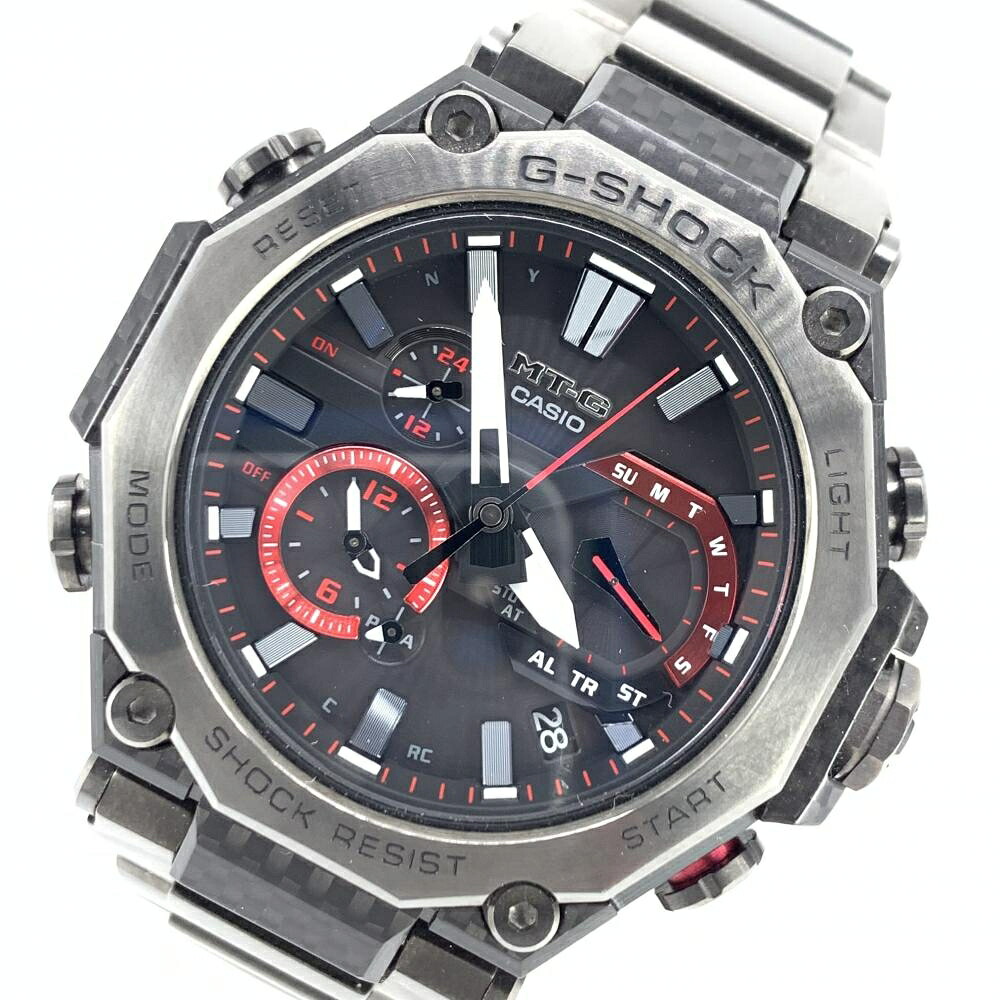 CASIO カシオ G-SHOCK MTG-B2000YBD-1AJF DUAL CORE GUARD MT-G カーボンベゼル タフソーラー モバイルリンク デュアルタイム 管理YI46706|かんてい局名古屋錦三丁目・緑店
