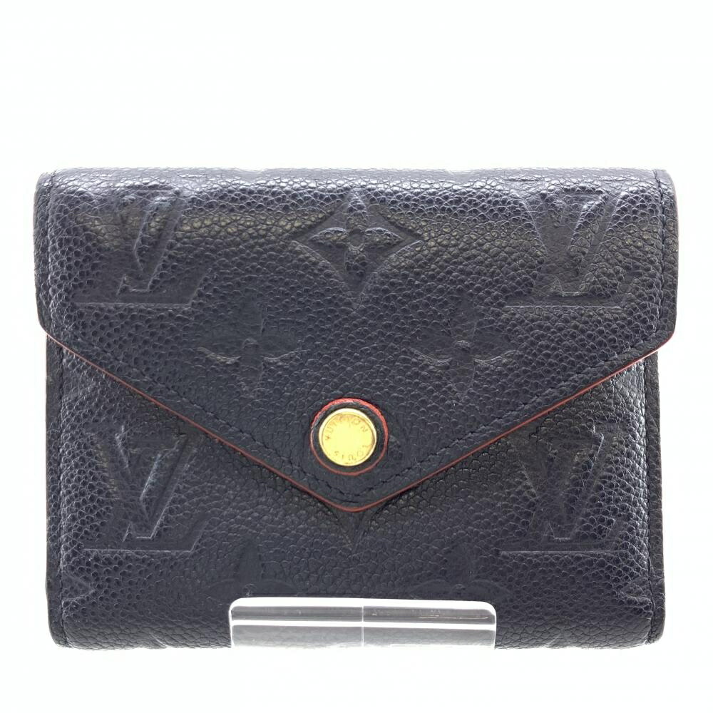 LOUIS VUITTON ルイヴィトン M58880 ポルトフォイユゾエ モノグラム・アン工業プラント マリーヌルージュ 米国海軍 なめし革 コンパクトウォレット 三つ折り紙入れ 保護することYI46716