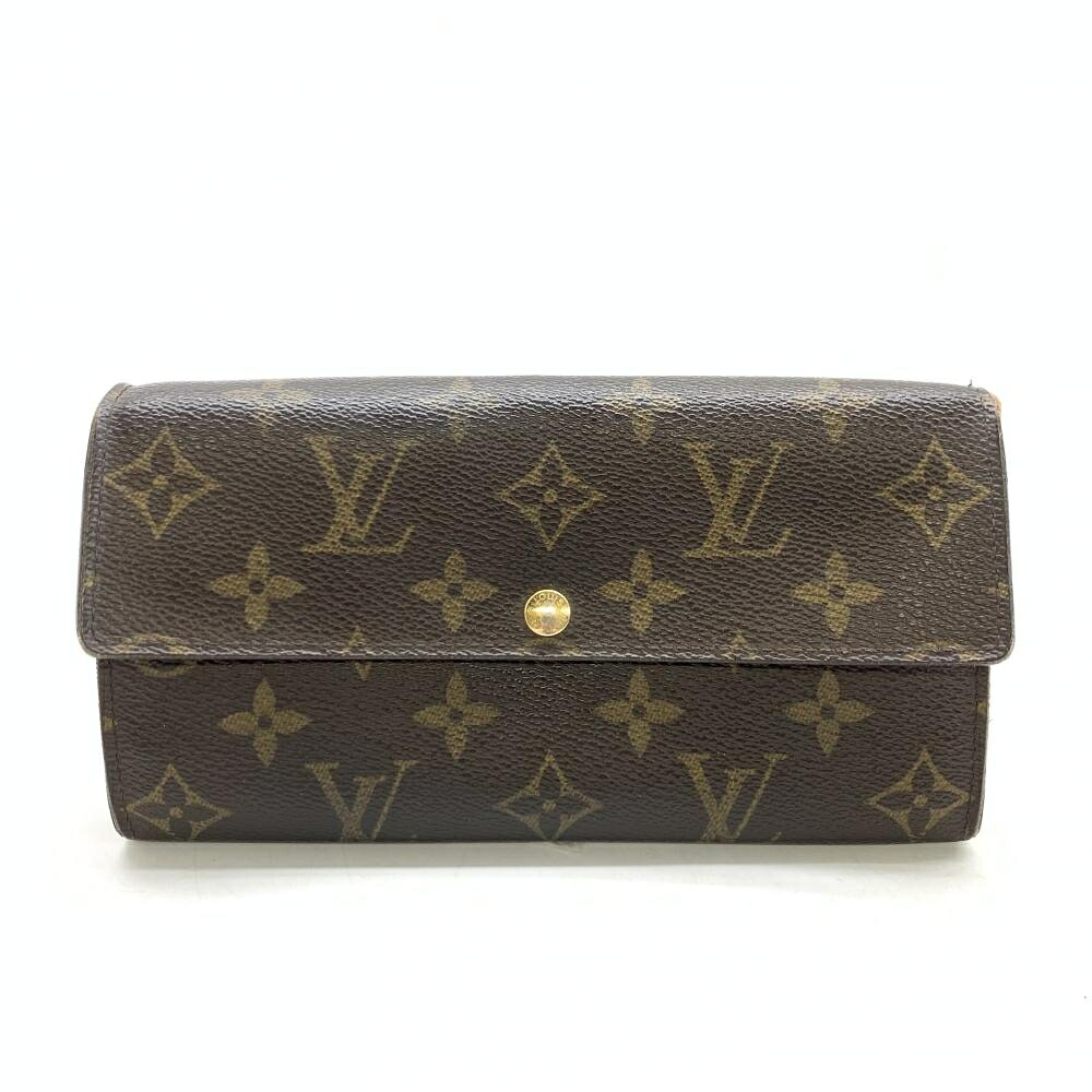 LOUIS VUITTON ルイヴィトン M61734 ポルフォイユ・サラ モノグラム 二つ折り長財布 レディース メンズ 管理RT47037|かんてい局名古屋錦三丁目・緑店