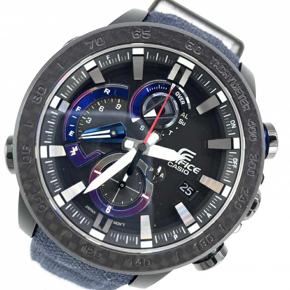 CASIO カシオ EDIFICE エデフィス EQB-800TR-1A Scuderia Toro Rosso Limited Edition スクーデリアトロロッソ限定 タフソーラー クロノグラフ ワールドタイム 管理YI47043 32,370円