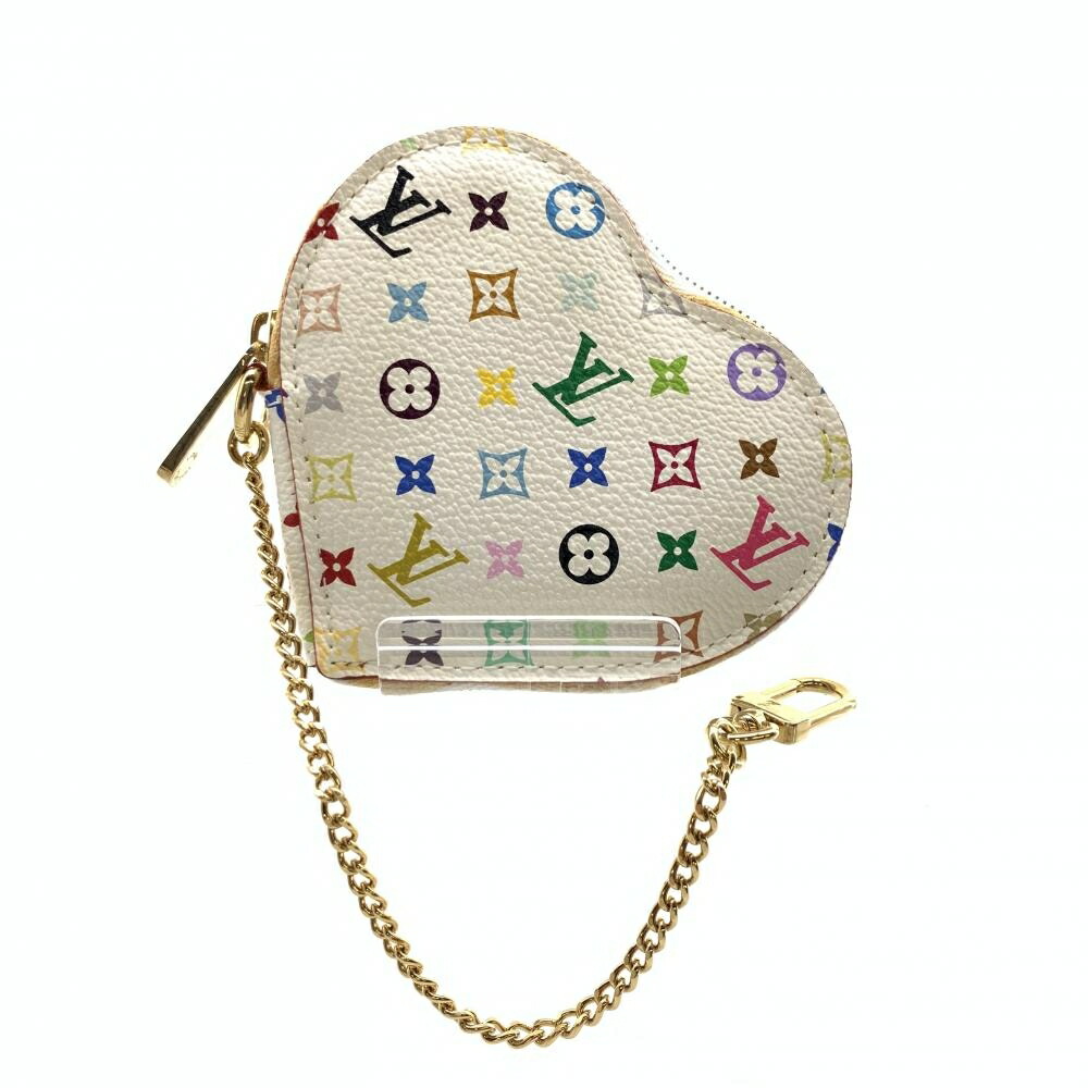 LOUIS VUITTON ルイヴィトン M60040 ポルトモネクール モノグラム・マルチ色合い ブロン 廃盤 チェーン店 コインケース ハート型型保護することYI47166