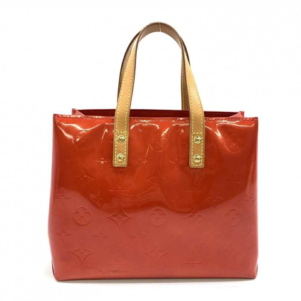 LOUIS VUITTON ルイヴィトン M91990 リードPM ヴェルニ ポムダムール レディース レッド エナメル レザー ハンドバッグ ミニトートバッグ 管理YI47167|かんてい局名古屋錦三丁目・緑店