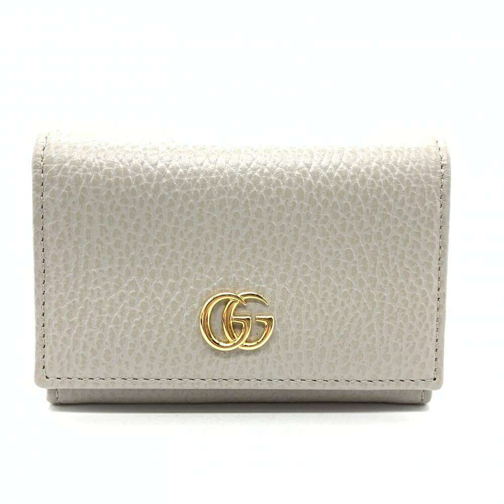 GUCCI グッチ 739525 GGスプリーム ダブルG バイ色合い なめし革 歌留多入れもの レディース 名刺入れ 保護することYI47368