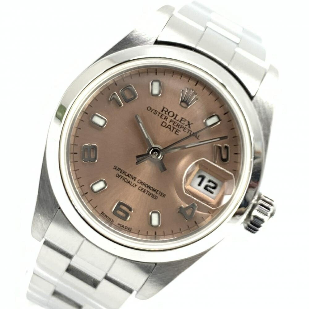 ROLEX ロレックス 79160 オイスターパーペチュアル デイト 26粍 レディース 自動小銃 デイト オレンジ色 アラビア総目録 保護することYI46969