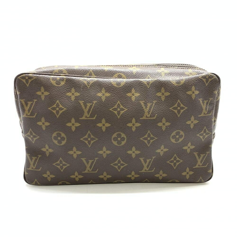LOUIS VUITTON ルイヴィトン M47522 モノグラム トゥルーストワレット28 クラッチペダル御徒面子 二番目御徒面子 合切袋 ユニ一発やる 管理することRT48038