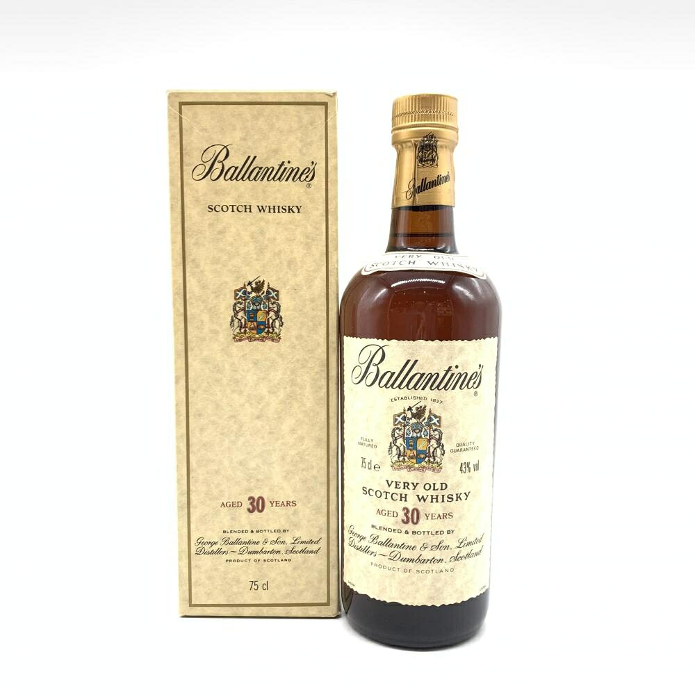 Ballantine's バランタイン 30年 ベリーオールド 750ml 43% ブレンデッド スコッチ ウイスキー 古酒 オールドボトル 管理YI48075｜かんてい局名古屋錦三丁目・緑店