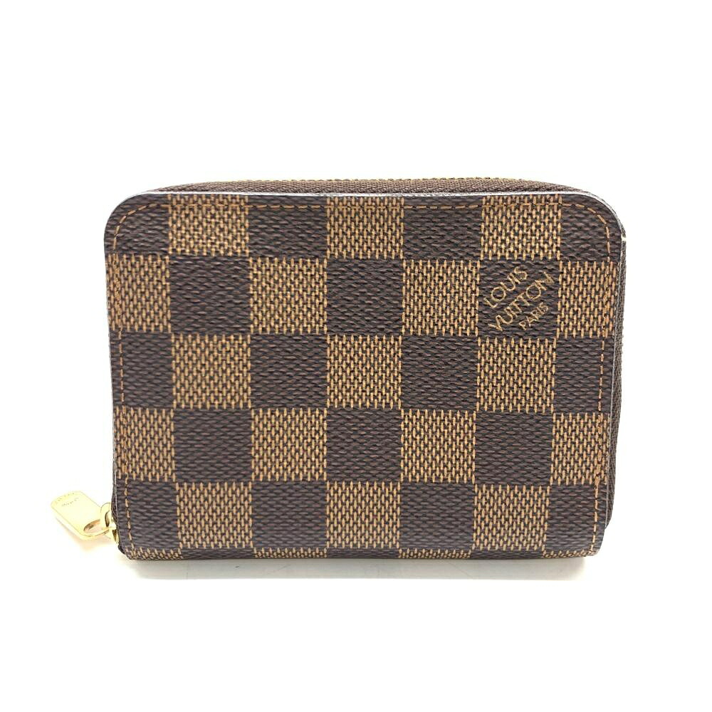 LOUIS VUITTON ルイヴィトン N63070 鋳貨銭入れ ダミエ 赤銅色 コンパクトウォレット コインケース 御釣り入れ 保護することRT48262