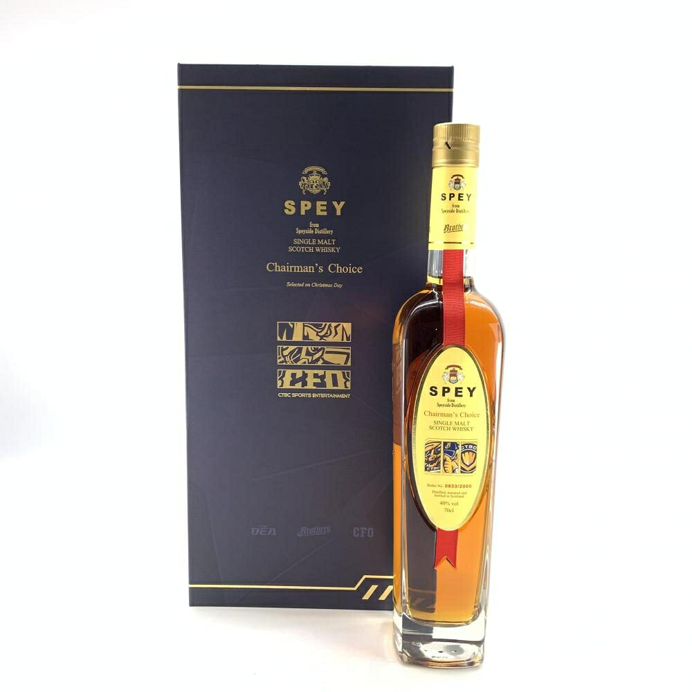 Speyside Distillery スペイサイド蒸留所 SPEY CHAIRMAN'S CHOICE スペイ チェアマンズ・チョイス 700ml 40% シングルモルト スコッチ ウイスキー 管理YI44537｜かんてい局名古屋錦三丁目・緑店