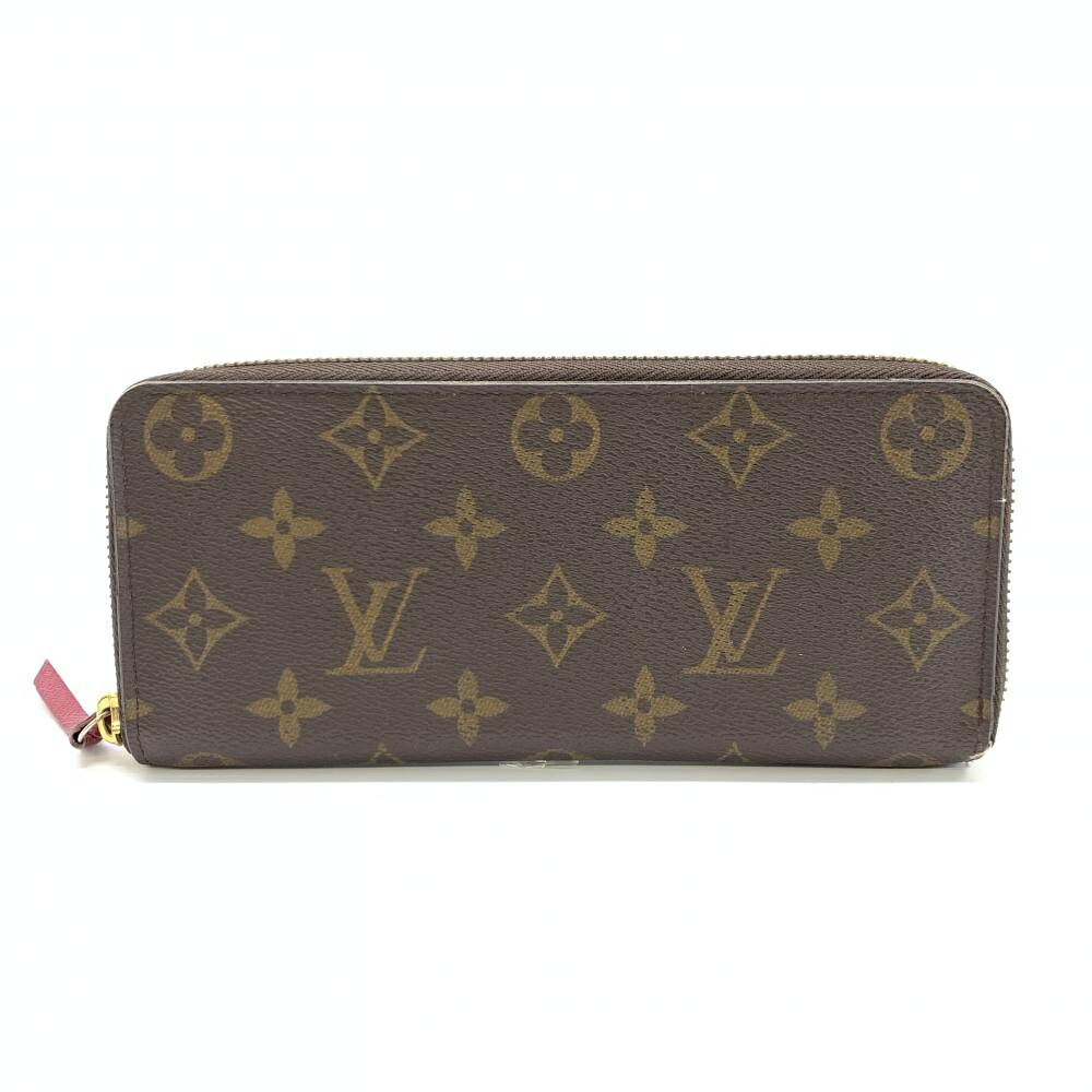 LOUIS VUITTON ルイヴィトン M60742 モノグラム ポルトフォイユ・クレマンス フューシャ ラウンドファスナー長財布 管理RT48756|かんてい局名古屋錦三丁目・緑店