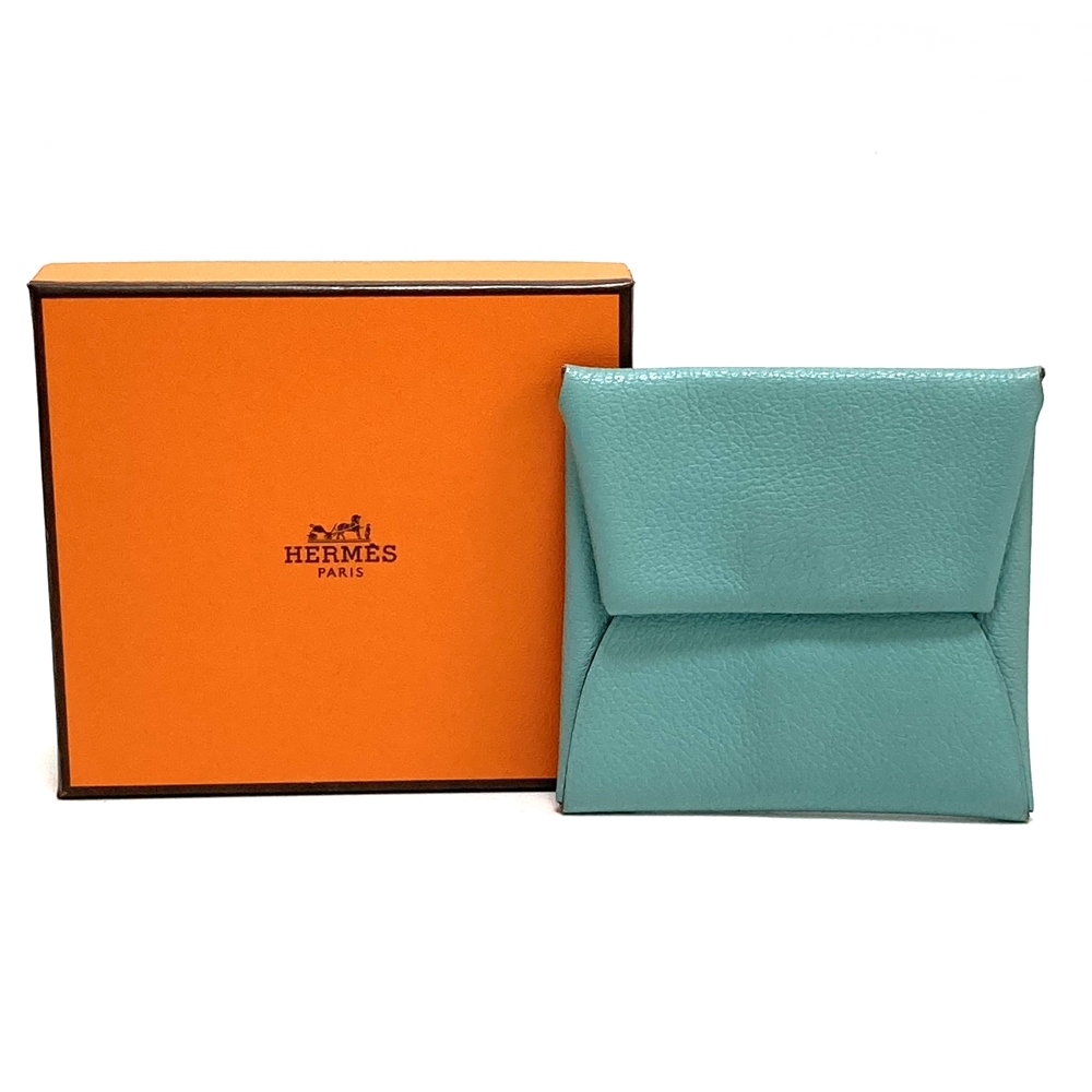 エルメス【Hermes】バスティア ブルーアトール 財布 コインケース 小銭入れ ライトブルー USED：AB 【かんてい局亀有店】 | かんてい局  亀有店