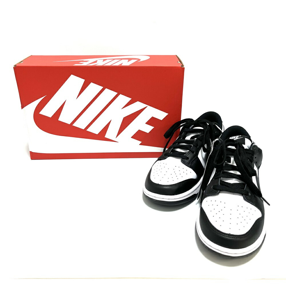 ナイキ【NIKE】DD1503-101 ウィメンズ ダンク ロー W NIKE DUNK  LOW 27cm UK7.5 BR40 EUR42 ホワイト ブラック メンズ スニーカー 靴 USED:S【中古】かんてい局亀有店