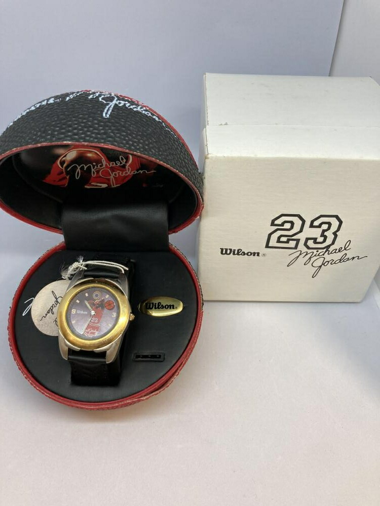 【WILSON】MICHAEL JORDAN 腕時計 箱 （破損）不動品