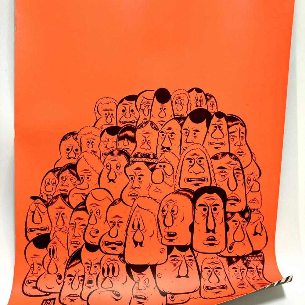 レア BARRY MCGEE 大判両面 ポスター バリー・マッギー Barry McGee – Silkscreen print n°3 バリーマッギー シルク