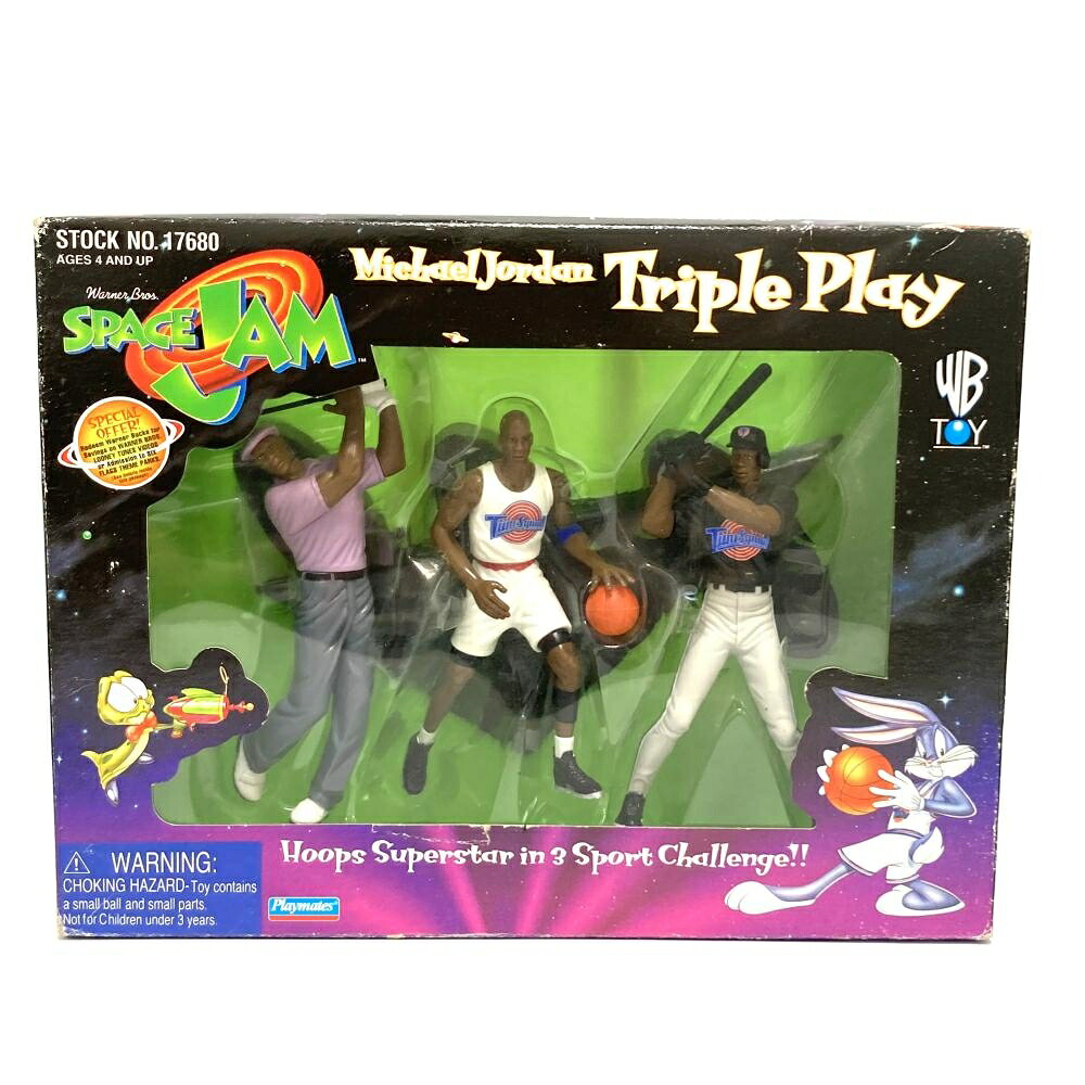 【Warner Bros】SPACE JAM Micael Jordan Triple Play Hoops Superstar in 3 Sport Challenge STOCK NO 17680｜質屋かんてい局 亀有店