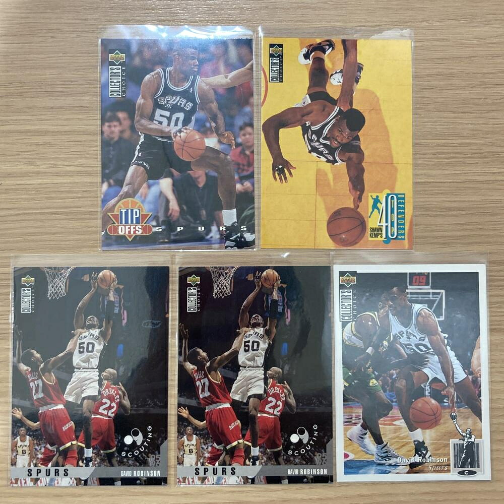 【中古】upper deck NBA カード トレカ DAVID ROBINSON ロビンソン トレーディングカード 5枚セット＃344 #50 #189 #408【レタパライト発送】14466｜質屋かんてい局 亀有店