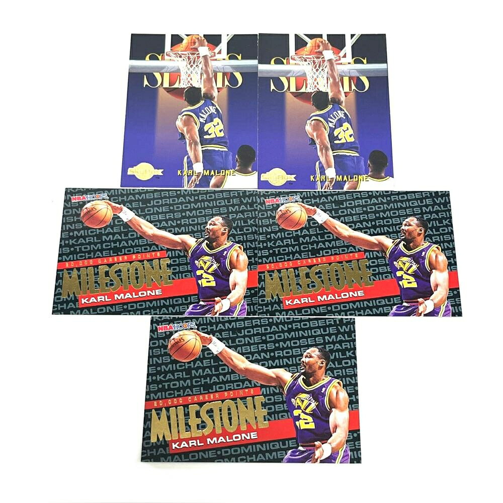【中古】 skybox NBA カード トレカ　KARL MALONE マローン トレーディングカード 5枚セット＃212 #308【レタパライト発送】｜質屋かんてい局 亀有店