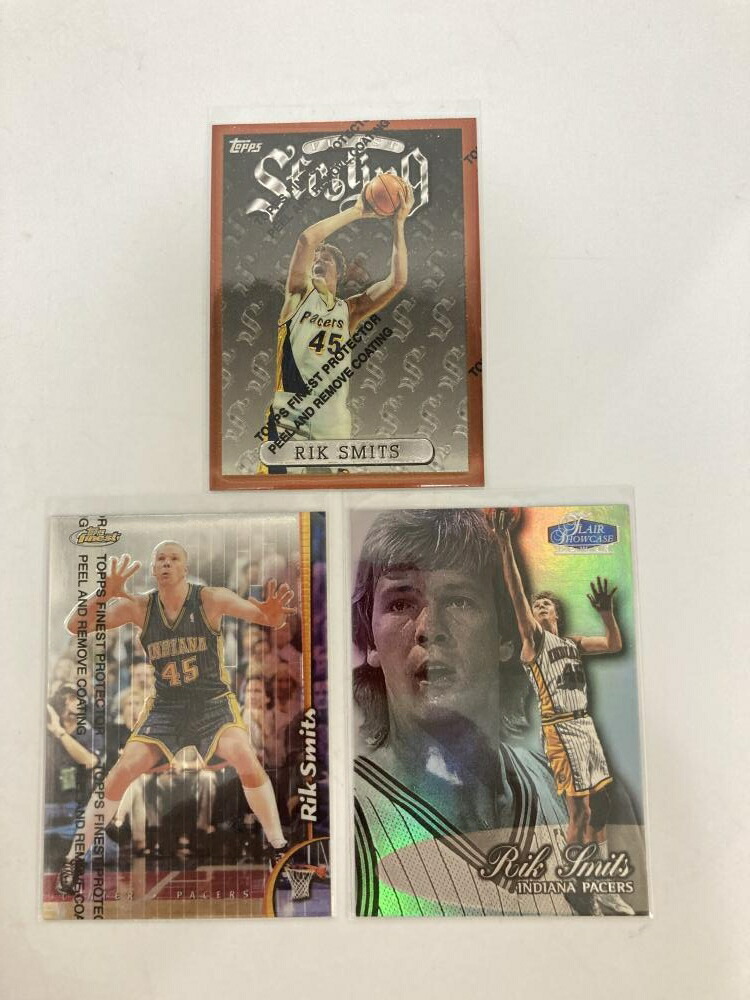 【中古】topps fleer NBA カード トレカ　Rik Smits スミス 　トレーディングカード 3枚セット＃178＃221/S52 ＃3/89【レタパライト発送】