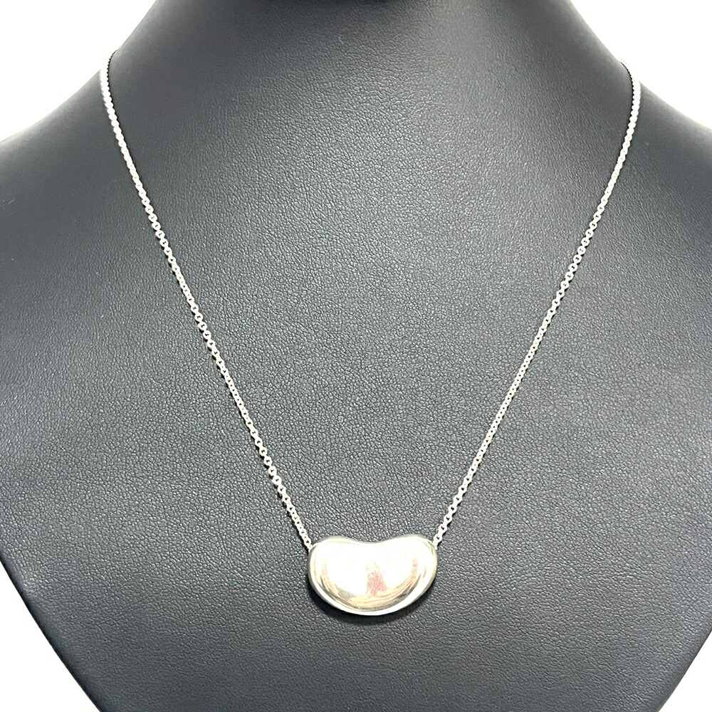 美品 TIFFANY＆Co ティファニー エルサペレッティ ビーンズ ネックレス TIFFANY&Co./ティファニー】 ネックレス ビーンデザイン