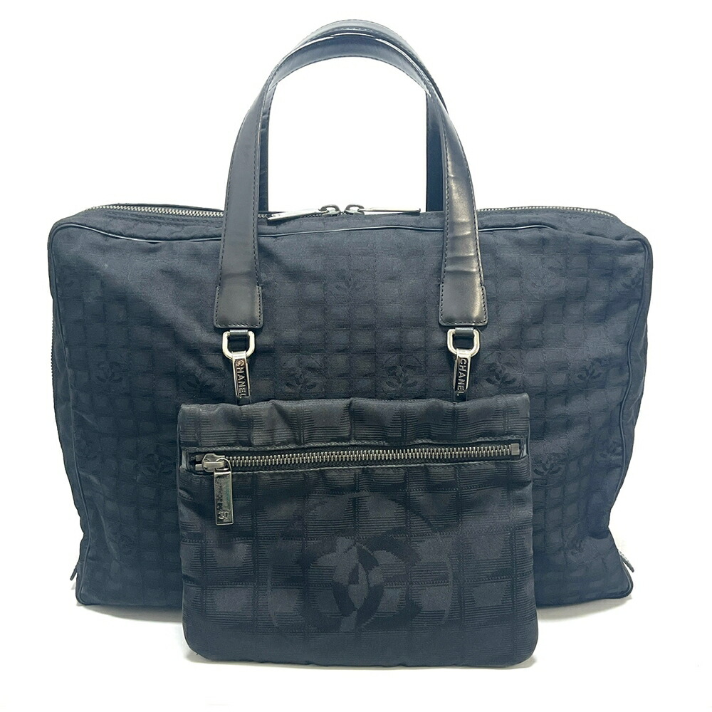 CHANEL ニュートラベルライン　PCバッグ　黒 CHANEL(シャネル)ニュートラベルライン 2wayショルダーバッグ