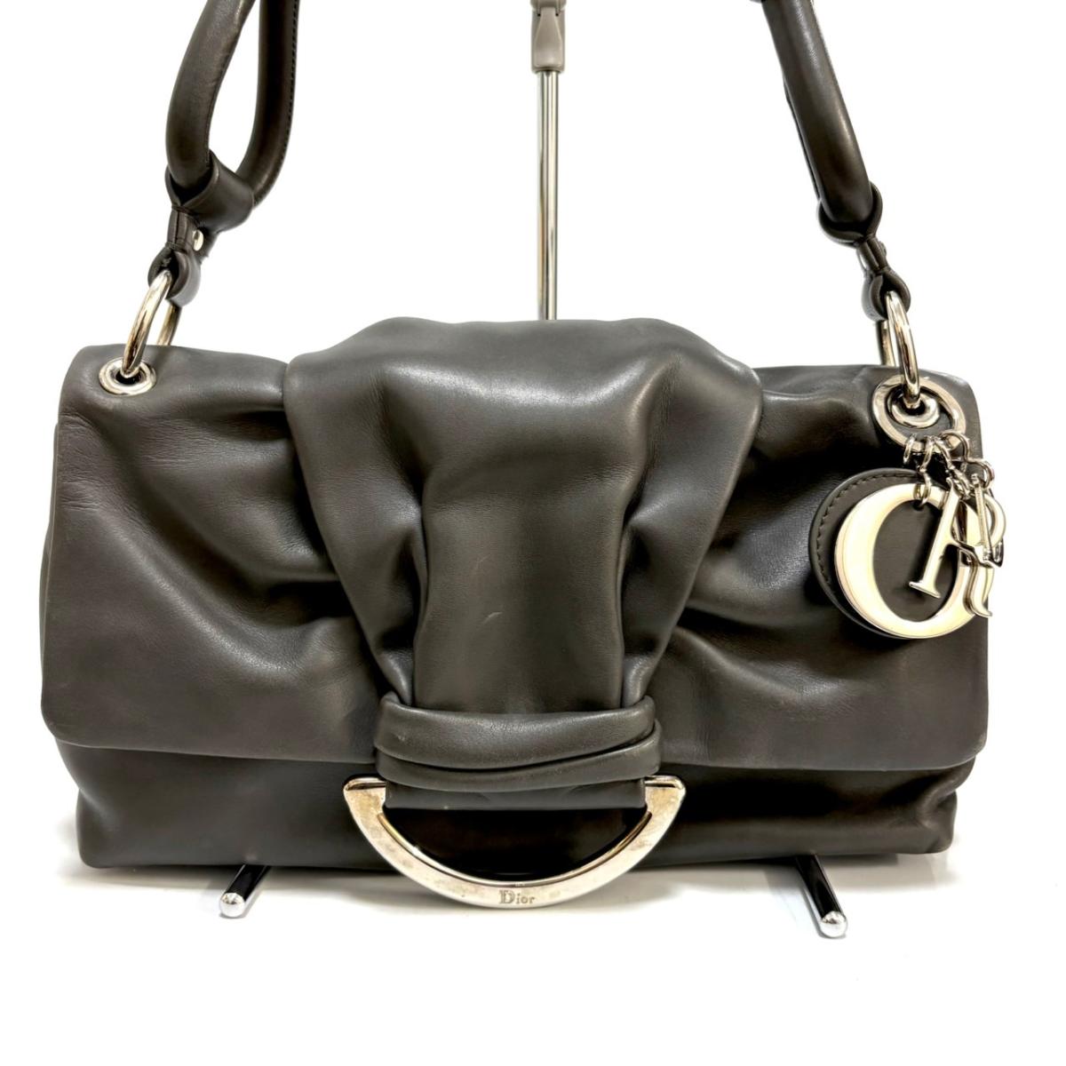 ヴィンテージ　ディオール　トロッターブラウン ショルダーバッグ ３way ヴィンテージ ディオール トロッターブラウン ショルダーバッグ