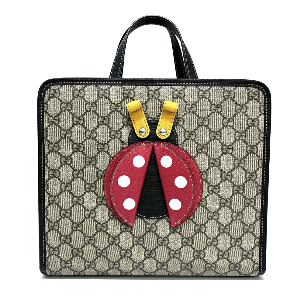 【美品】GUCCI グッチてんとう虫デザイン ハンドバッグ 楽天市場】【未使用品】【バッグ】GUCCI グッチ グッチキッズ GGプラス