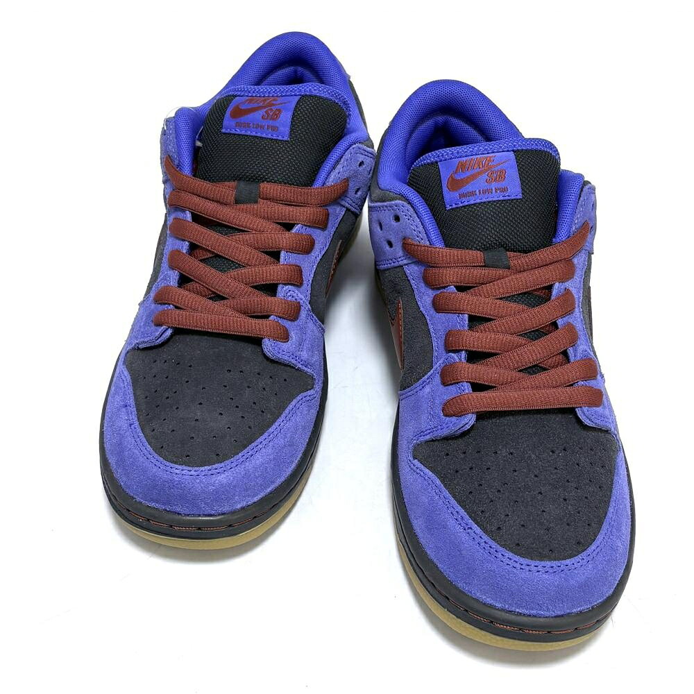 NIKE【ナイキ】未当て嵌める品 HQ1625-500 SB Dunk Low Pro \"Persian Violet/Cinnamon\"" SB ダンク 置き目 労働者階級 \""ペルシアンバイオレット/桂皮\"" スニーカー 表どおり 黒×紫×茶 28.0糎 22821/2851"