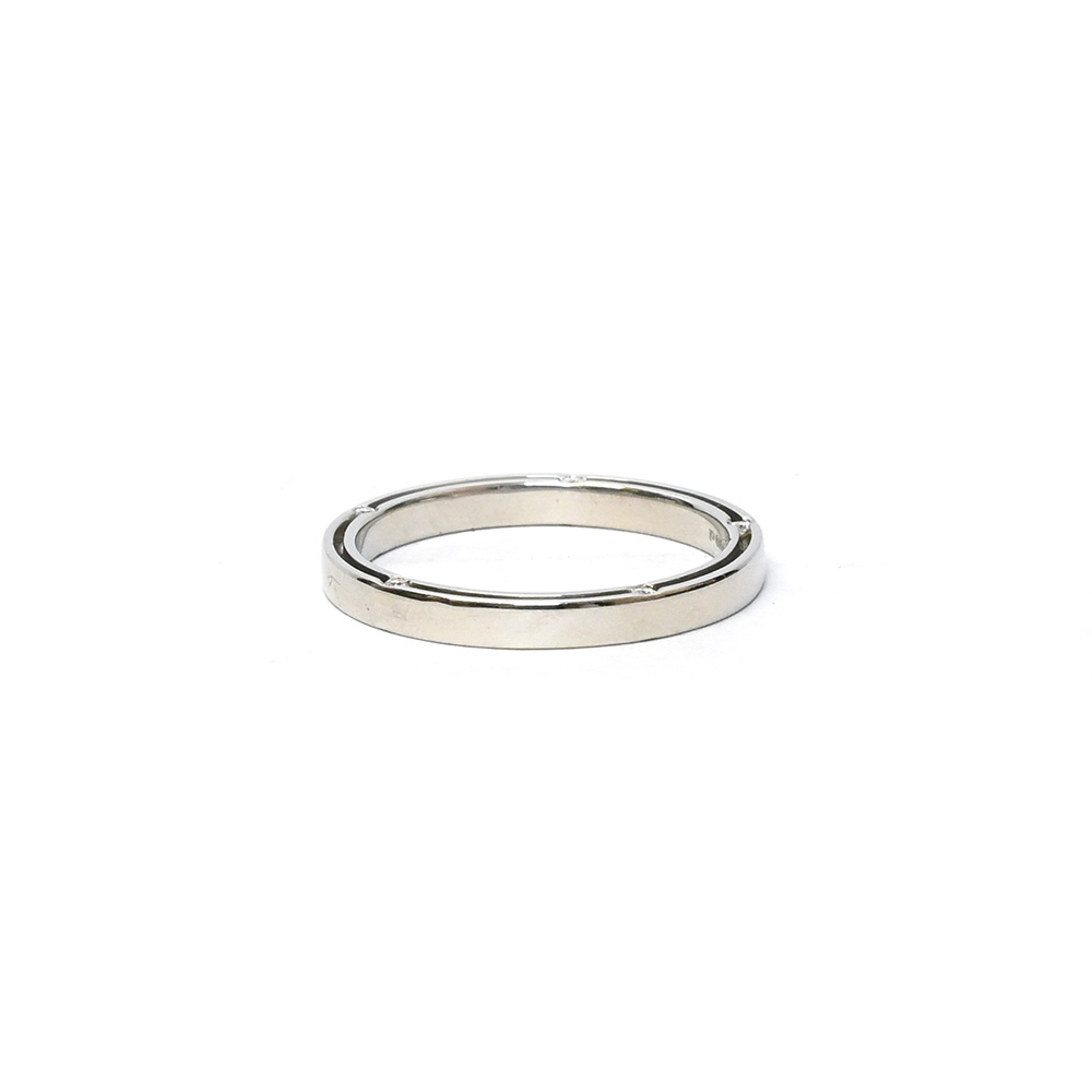 DAMIANI【ダミアーニ】Dサイドリング　Pt950　プラチナ　10Pダイヤ　d0.070ct　約16号　約3.9g　提携している工房にて磨き上げ済み　メンズ【中古】【松戸店】｜かんてい局伯楽三軒茶屋店　松戸店 47,880円