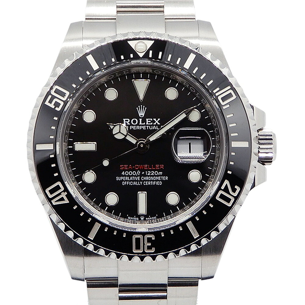 ROLEX【ロレックス】シードゥエラー126600自動巻きブラック文字盤ステンレス現状販売仕上げ済みメンズ腕時計【中古】【松戸店】