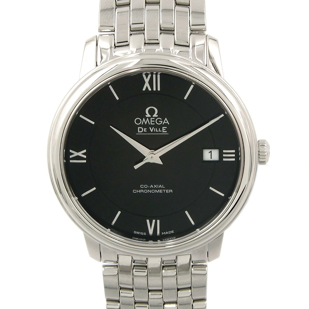 OMEGA【オメガ】デ・ビルコーアクシャル424.10.37.20.01.001ステンレススチール自動巻きメンズ腕時計現状販売未使用品【中古】