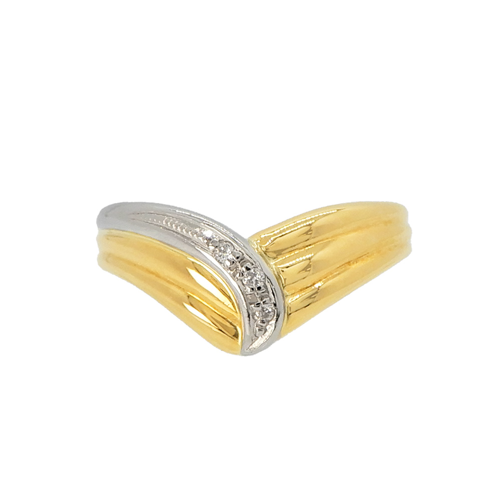 K18/Pt900 ダイヤリング D0.21ct 約2.8g 約12号 レディース【中古】【松戸店】|かんてい局伯楽三軒茶屋店 松戸店