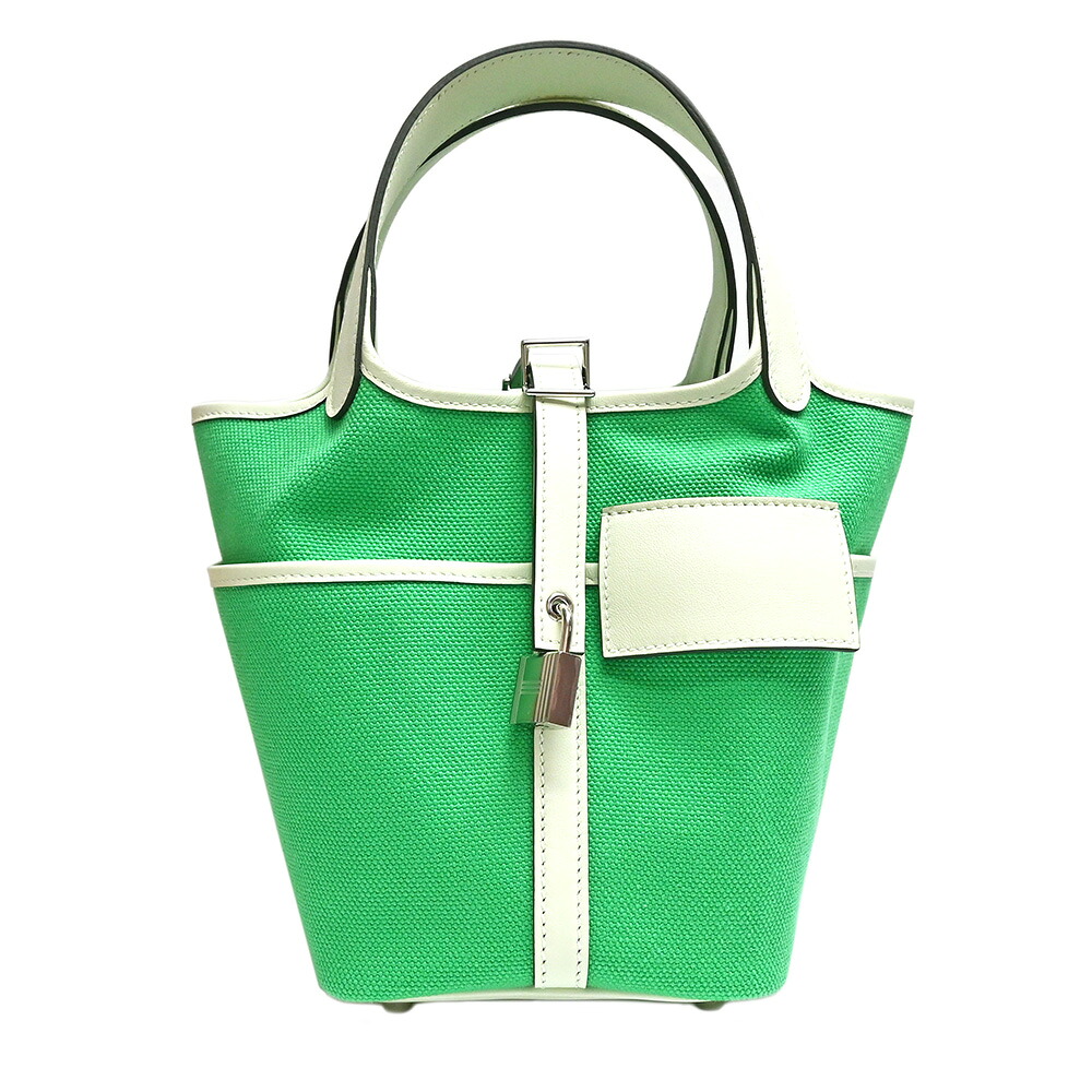 HERMES【エルメス】ピコタンロックPM トワルゴエラン ヴォースイフト ヴェールフィズ ヴェールコミック B刻印 レディース【中古】【松戸店】
