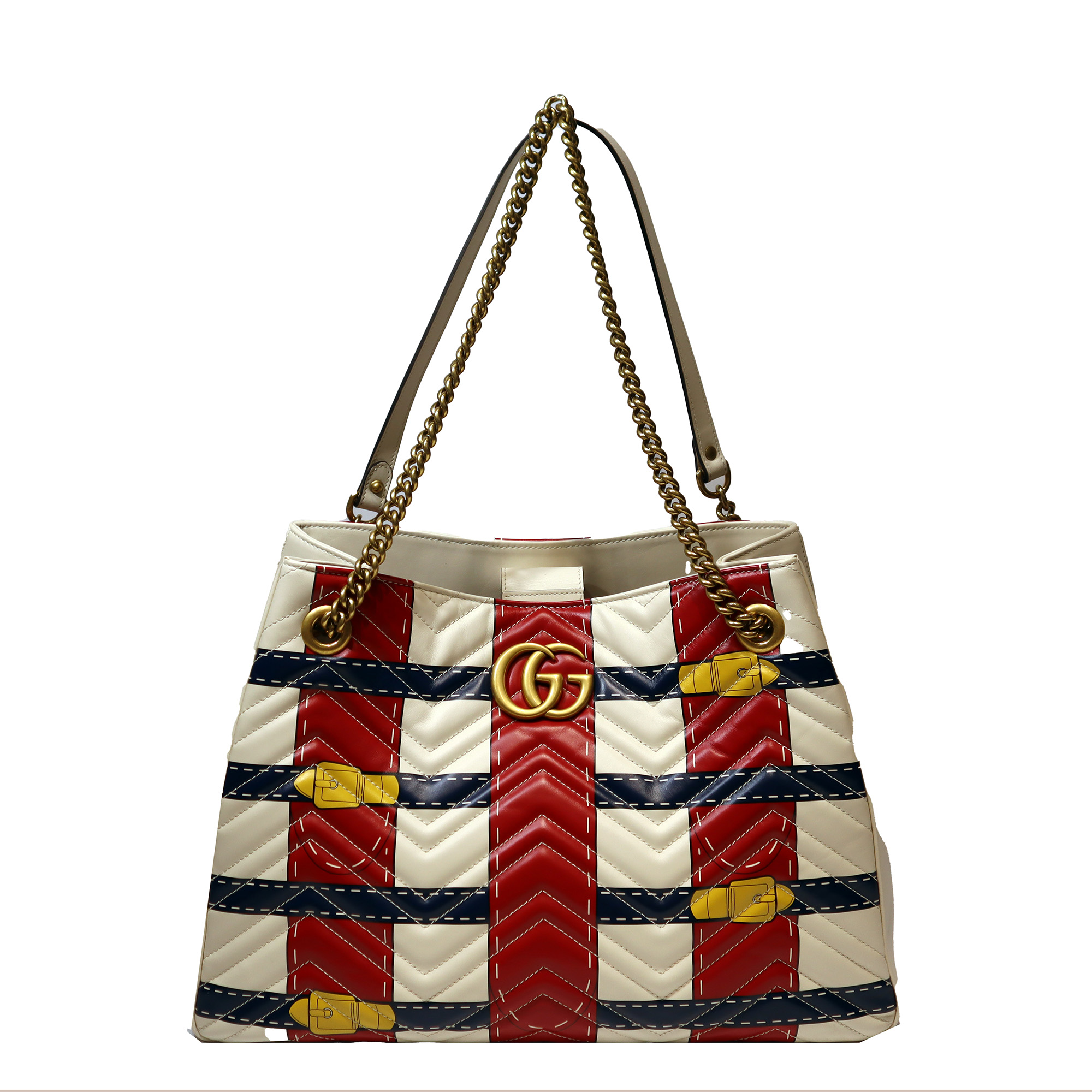楽天市場】N【中古】【GUCCI】グッチ GGマーモント キルティング