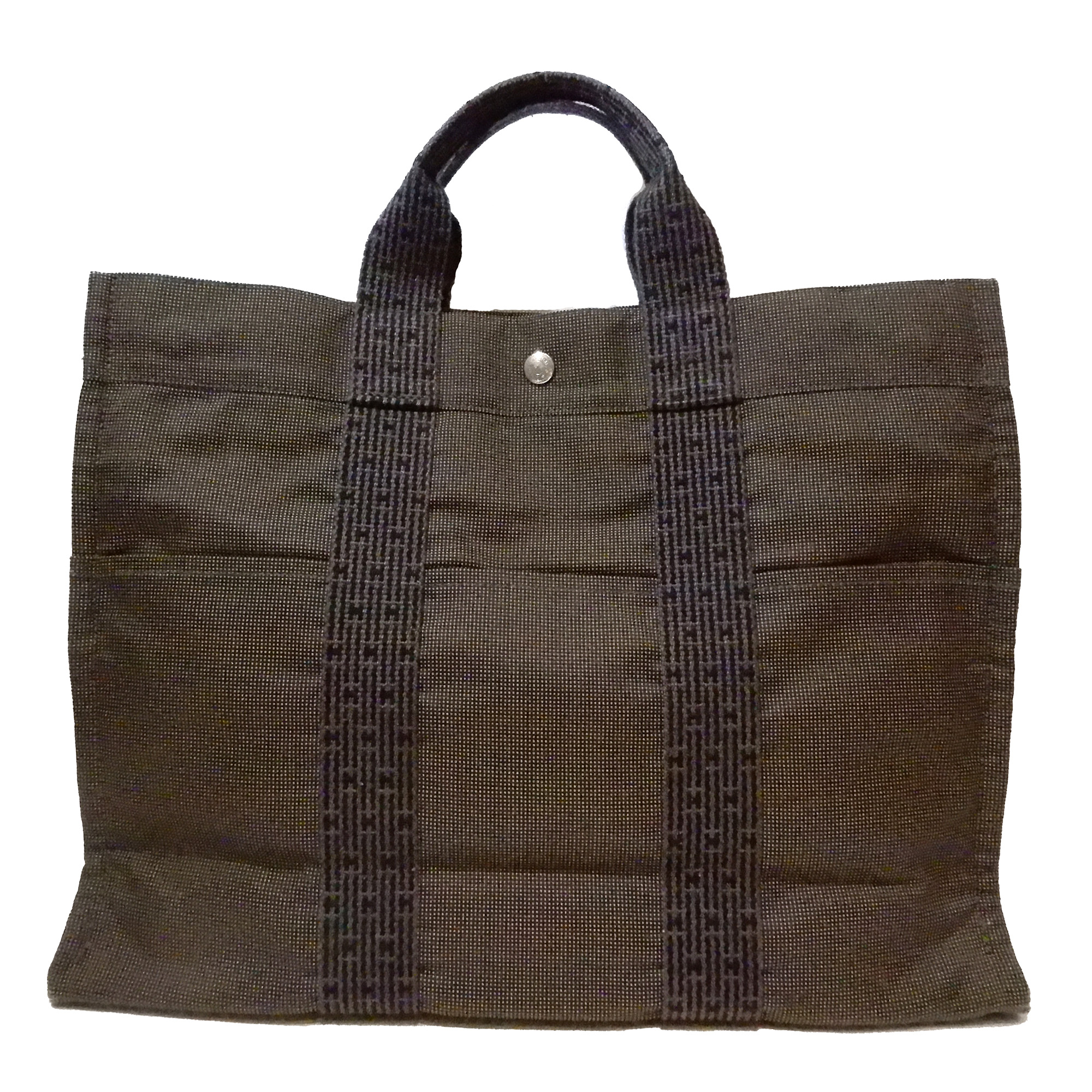 楽天市場】HERMES エルメス エールライントートPM ナイロンキャンバス